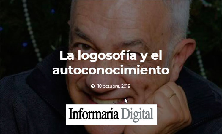 Miquel Bonet autor del artículo "La Logosofía y el conocimiento" en Informaria Digital. 