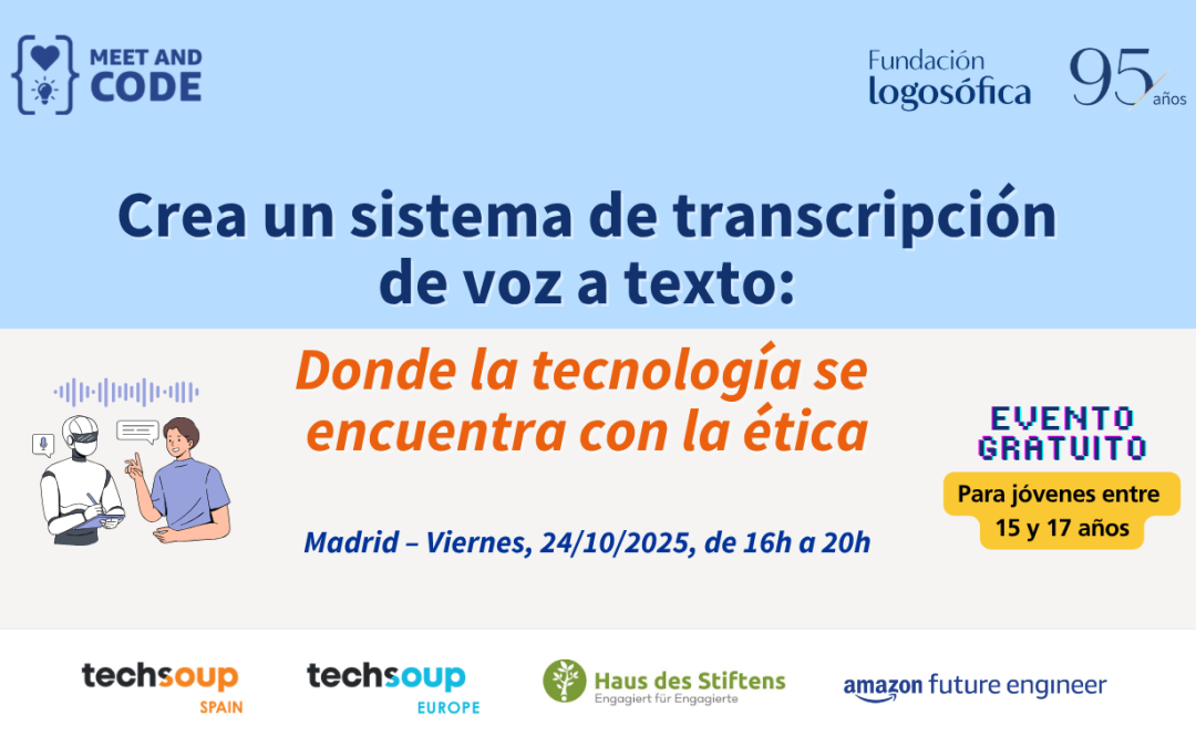 Madrid, Taller para Adolescentes : «Crea un sistema de transcripción de voz a texto: Donde la tecnología se encuentra con la ética»